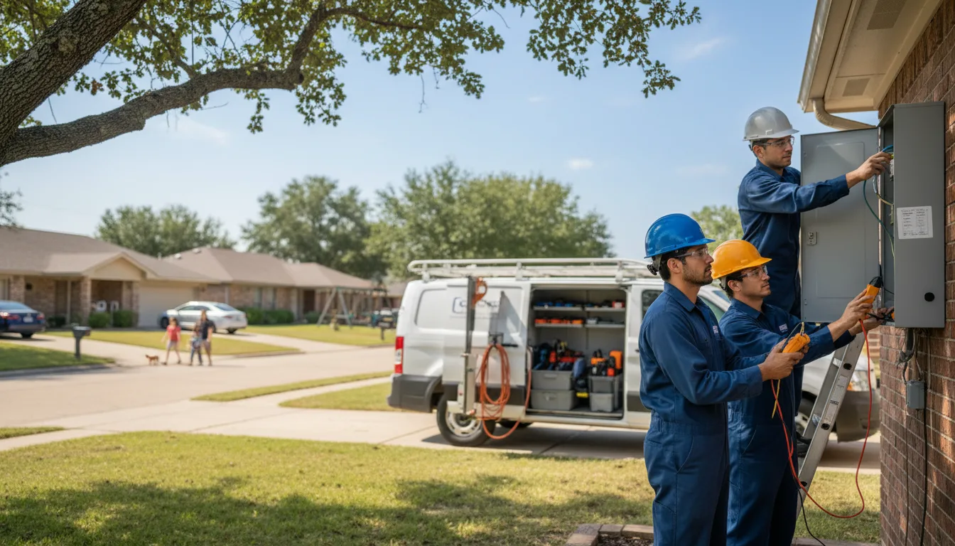 Certified electrician providing emergency electrical services in Sanders, KY